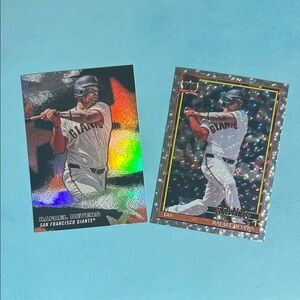 2026 Topps Rafael Devers SF Giants 2 Cards ,Stars of MLB & ‘91 Diamanté insert